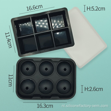 Aangepast knapperig dekselontwerp Ice Cube Tray -fles